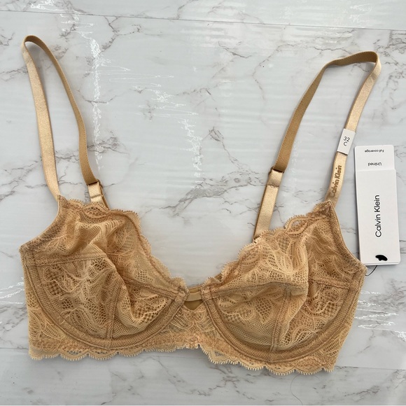 CALVIN KLEIN Seductive Comfort With Lace Full Coverage Bra QF1741 - Picture 3 of 4